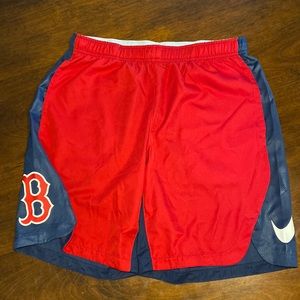 Nike Dri Fit Boston Red Sox athletic shorts, men’s size LG
